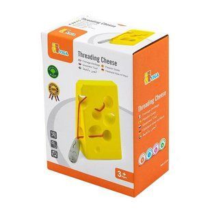 Дерев'яна шнурівка Viga Toys Сир 56281 фото