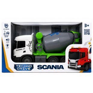 Модель бетонозмішувача Scania TechnoDrive Big Truck зі світлом і звуком OC-6402 фото