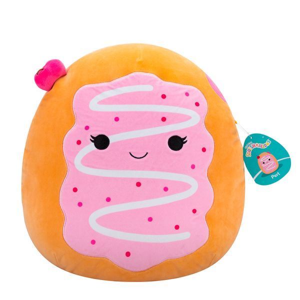 М'яка іграшка Squishmallows Вишневий пончик Перл, 36 см SQCR06742 фото