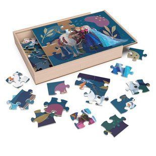 Деревянный пазл Spin Master Холодное сердце 3 в 1, 72 элемента SM98297-6066795 фото