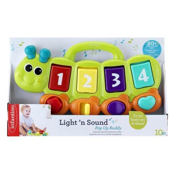 Музыкальная игрушка Infantino Гусеница разноцветная 315092 фото
