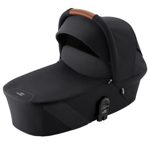 Люлька для коляски Britax-Romer Smile 5Z черная с коричневой ручкой 2000037995 фото