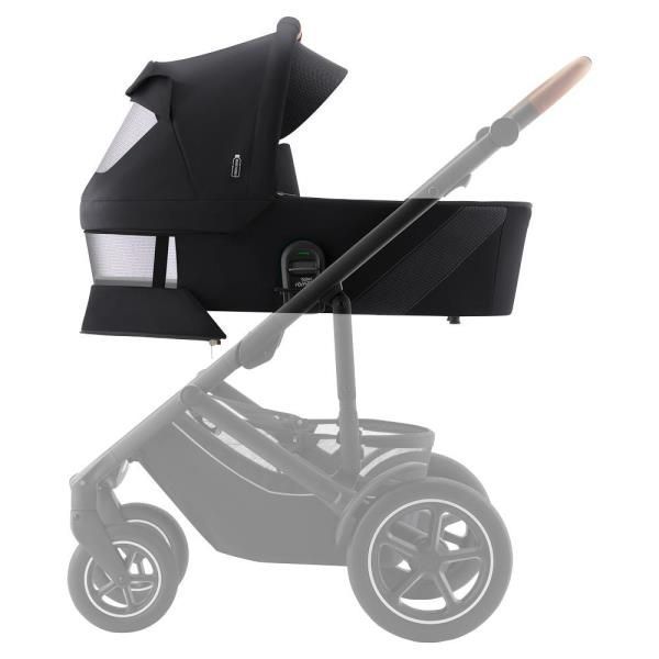 Люлька для коляски Britax-Romer Smile 5Z черная с коричневой ручкой 2000037995 фото