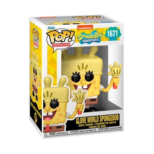 Фигурка Funko Pop! Губка Боб Квадратные Штаны: Губка Боб с перчаткой-фонариком 75734 фото