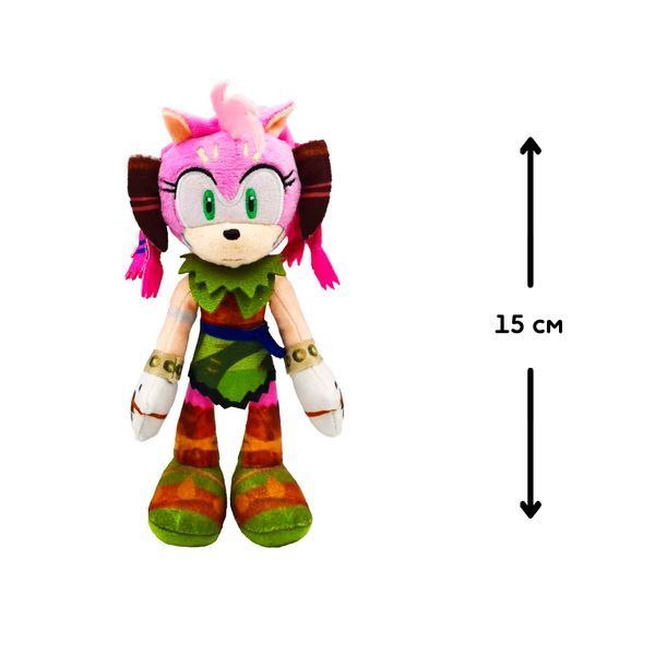 Мягкая игрушка-брелок Sonic Prime Эми, 15 см SON7004F фото