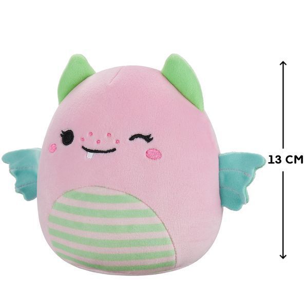 Мягкая игрушка динозавр Squishmallows Розовый Дино, 13 см SQER01180 фото