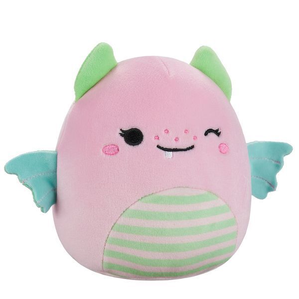Мягкая игрушка динозавр Squishmallows Розовый Дино, 13 см SQER01180 фото