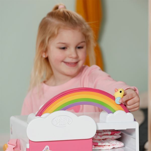 Гардероб для кукол BABY born с радугой и уточкой, со светом и звуком 836040 фото