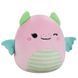 Мягкая игрушка динозавр Squishmallows Розовый Дино, 13 см SQER01180 фото 5