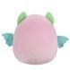 Мягкая игрушка динозавр Squishmallows Розовый Дино, 13 см SQER01180 фото 4