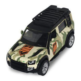 Автомодель серії Шеврони Героїв Land Rover Defender 110 3 ОШБр TechnoDrive 1:43 250363M2 фото