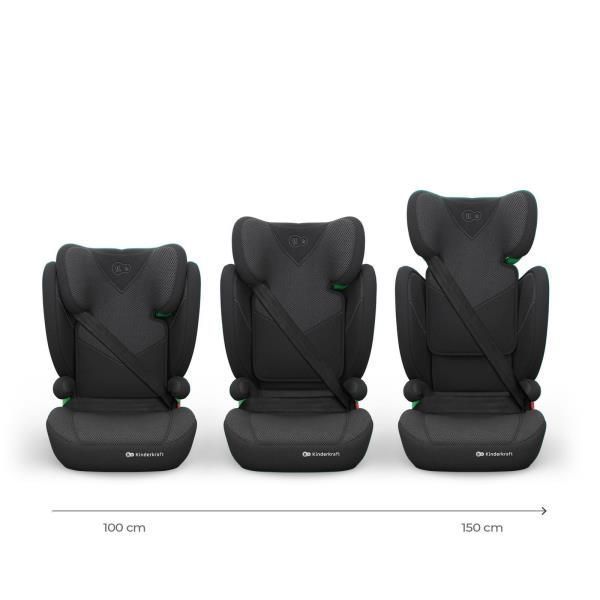 Автокресло Kinderkraft Junior Fix 2 Plus i-Size Isofix KCJUFI20BLKPL0N фото