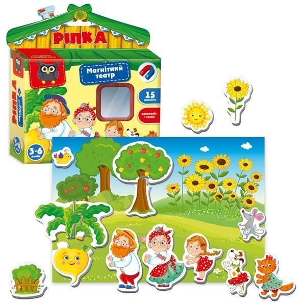 Магнитный театр Vladi Toys &laquo;Репка&raquo;, 15 магнитов VT3206-29 фото