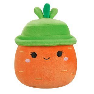 М'яка іграшка Squishmallows Морквина Кароліна в капелюсі, 13 см SQER01182 фото