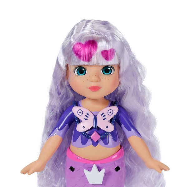 Кукла-пупс BABY born Glam Up Русалочка Аура с аксессуарами, 28 см 871799 фото