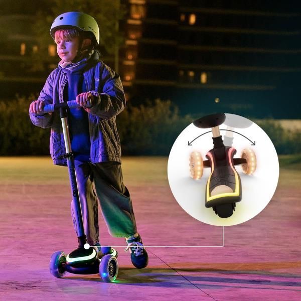 Самокат Kinderkraft Raket Up 2-в-1 бежевий KRRAUP00BEG0000 фото