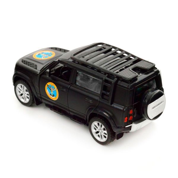Автомодель TechnoDrive Шеврони Героїв Land Rover Defender 110 ГУР МО 1:43 250364M фото