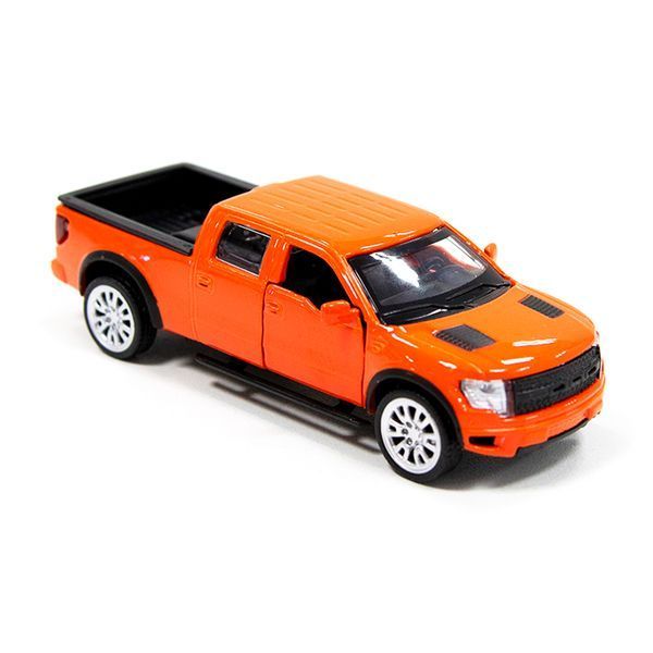 Автомодель FORD F-150 SVT Raptor TechnoDrive оранжевая 250262 фото