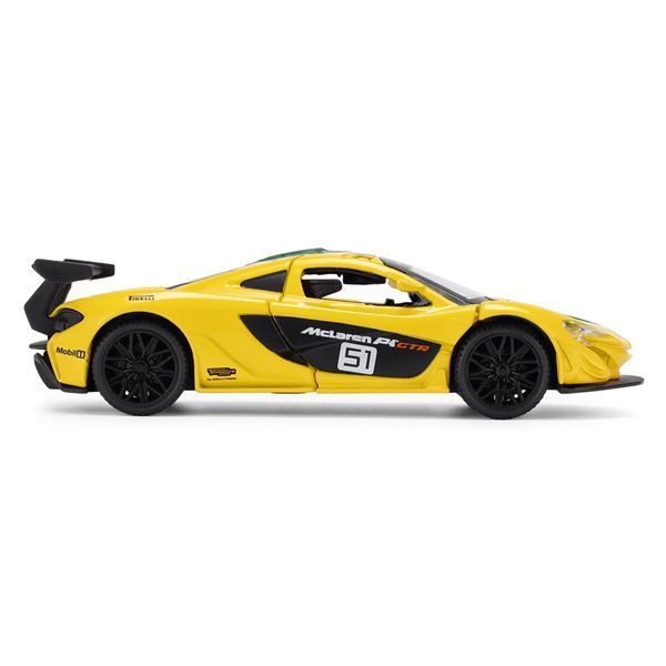 Металева машинка McLaren P1 TechnoDrive 1:24 жовта 250943MLP1YW фото