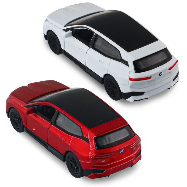 Металева машинка BMW iX TechnoDrive 1:43 червона або біла 250380W фото