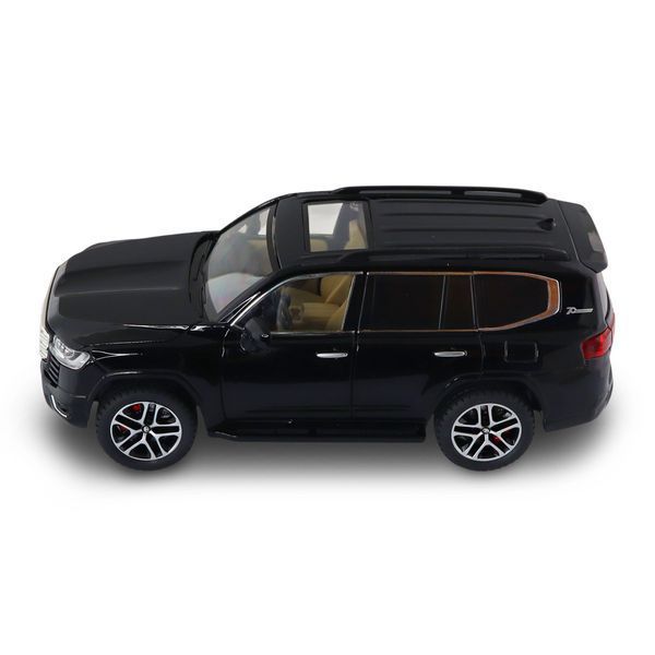 Коллекционная модель Toyota Land Cruiser TechnoDrive 1:24 черная KM08222 фото