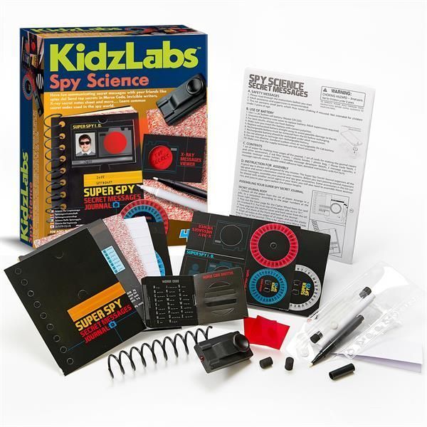 Шпионский набор 4M KidzLabs Секретные сообщения 00-03295 фото