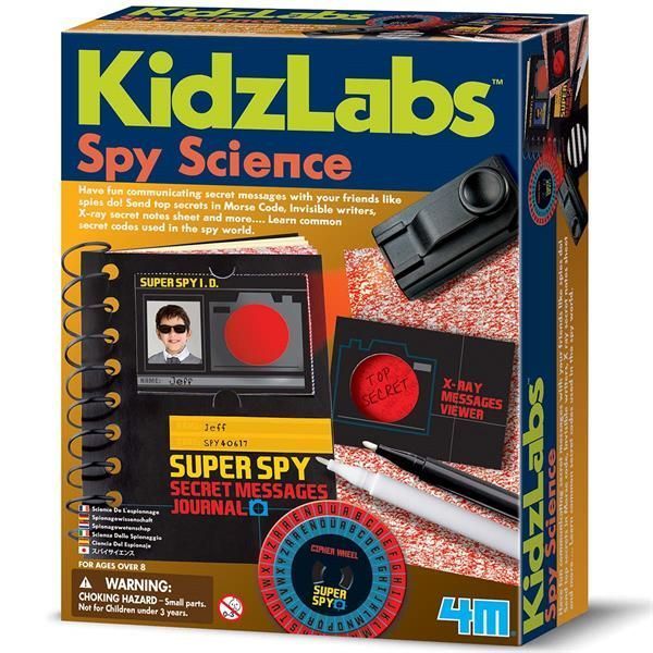 Шпионский набор 4M KidzLabs Секретные сообщения 00-03295 фото