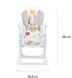 Стульчик для кормления Kinderkraft Yummy KKKYUMMGRY0000 фото 6