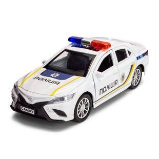 Металева машинка TechnoDrive Toyota Camry Поліція біла KM250416 фото