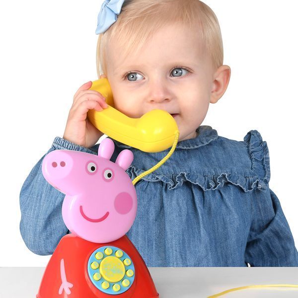 Игрушка-каталка на веревочке Peppa Pig Телефон Пеппы 1684687 фото