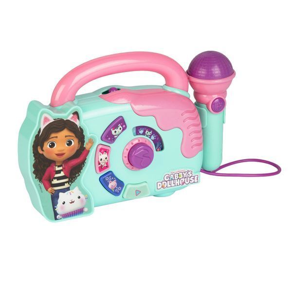 Музыкальная игрушка Gabby's Dollhouse Бумбокс Габби с микрофоном 1500061 фото