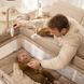 Ліжечко-манеж Kinderkraft Leody Up 2 в 1 бежеве KCLEODUPBEG0000 фото 6