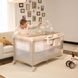 Ліжечко-манеж Kinderkraft Leody Up 2 в 1 бежеве KCLEODUPBEG0000 фото 7