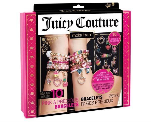 Набір для створення браслетів Make it Real Juicy Couture Рожевий зорепад, 470 ел MR4408 фото