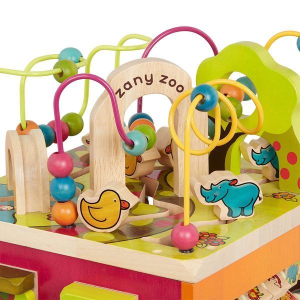 Развивающая деревянная игрушка Battat Зоо-куб BX1004X фото