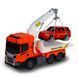 Игрушечный эвакуатор TechnoDrive Big Truck Scania с машиной (свет, звук) 6408KS фото 1