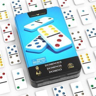 Настольная игра Spin Master Домино в жестяной коробке SM98405-6065369 фото