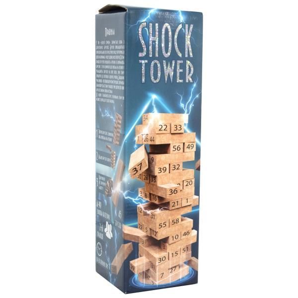Настольная игра Strateg Дженга Shock Tower 30858 фото