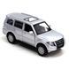 Коллекционная модель Mitsubishi Pajero 4WD Turbo TechnoDrive серебристая 250282 фото 9