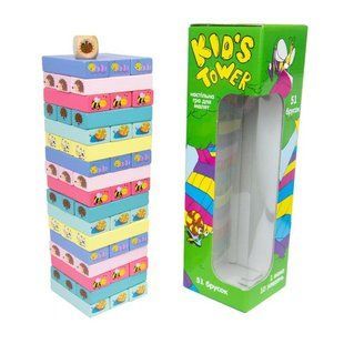 Настольная игра Strateg Kid's Tower Дженга на украинском 30863 фото