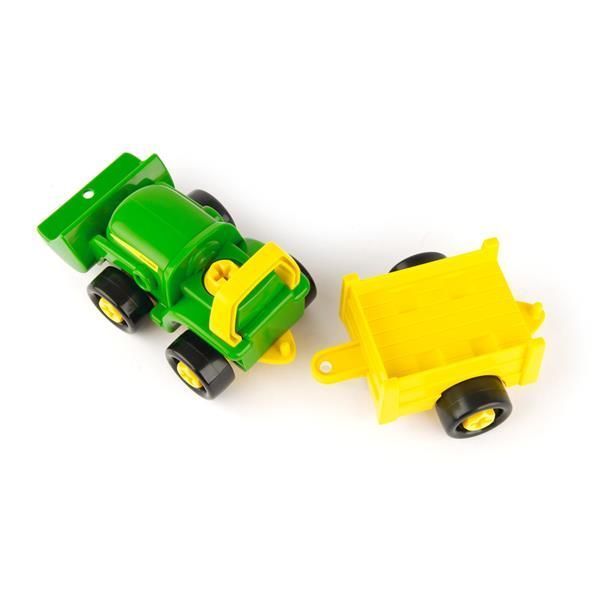 Конструктор с инструментами John Deere Kids Трактор с ковшом и прицепом 47209 фото