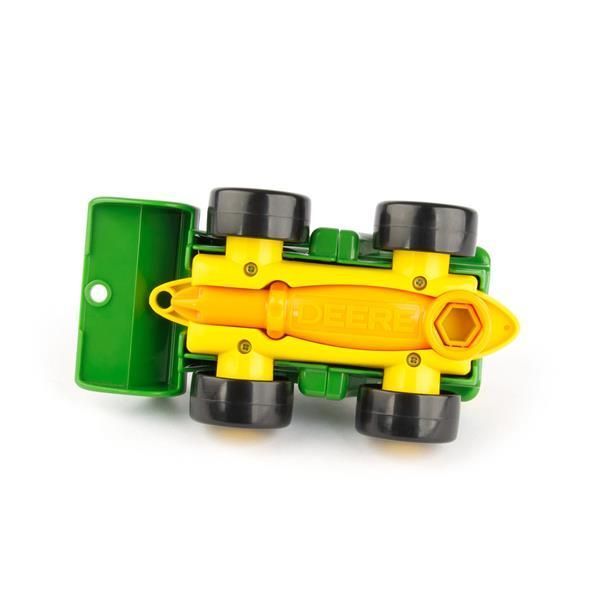 Конструктор с инструментами John Deere Kids Трактор с ковшом и прицепом 47209 фото