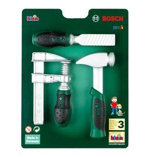 Дитячий набір інструментів Klein Bosch Mini Інструменти майстра з молотком 8007-C фото