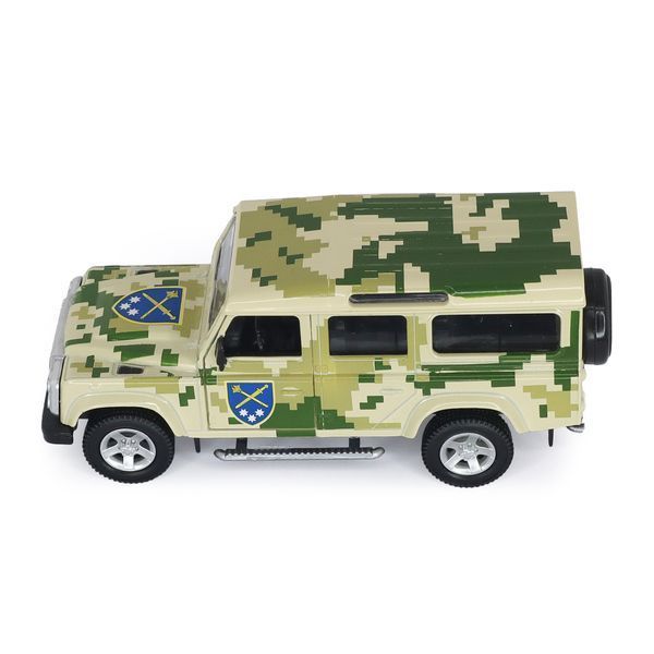 Автомодель Land Rover Defender TechnoDrive Шевроны Героев ОК Восток 1:32 250396UM фото