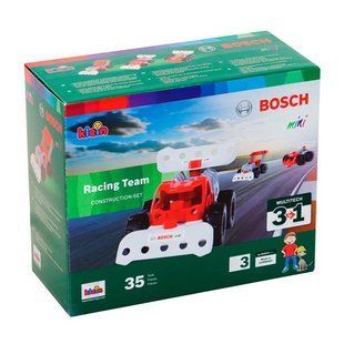 Конструктор с шуруповертом Klein Bosch Mini Команда болидов 3 в 1, 34 детали 8793 фото