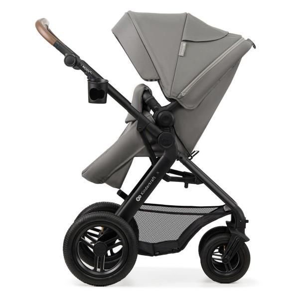 Коляска 3 в 1 Kinderkraft Moov 2 Air світло-сіра KSMOOV02LGR3000 фото