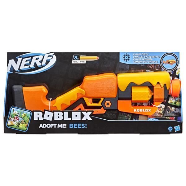 Бластер Nerf Roblox Adopt Me Bees, 8 дротиков F2486 фото