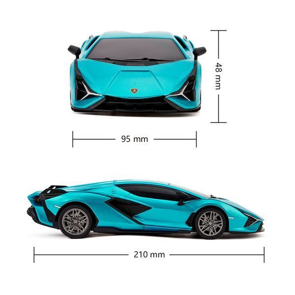 Машинка на радиоуправлении KS Drive Lamborghini Sian 1:24 синяя 124GLSB фото