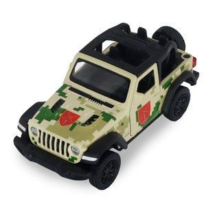 Автомодель TechnoDrive Шевроны Героев Jeep Wrangler Rubicon ОК Юг 1:32 250398UM фото