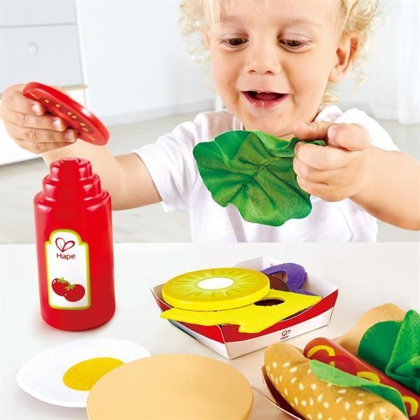 Іграшкові продукти Hape Фаст-фуд E3160 фото